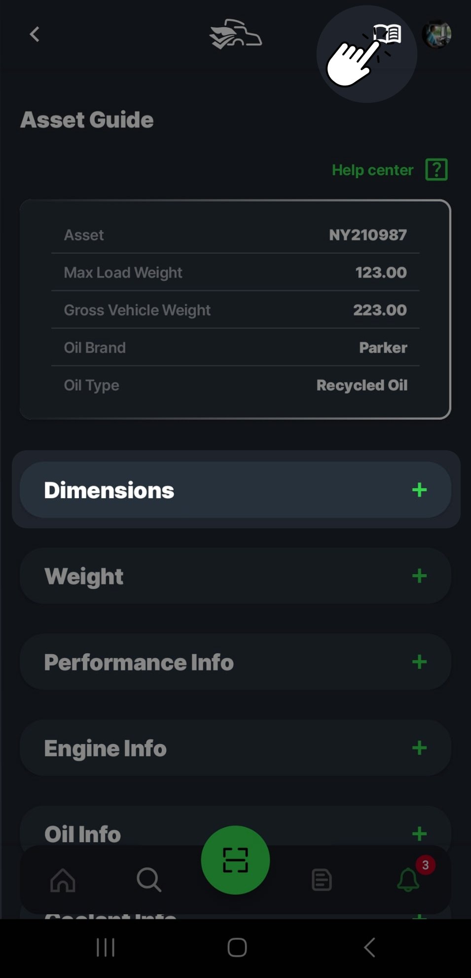 How to View Subcategories for Assets