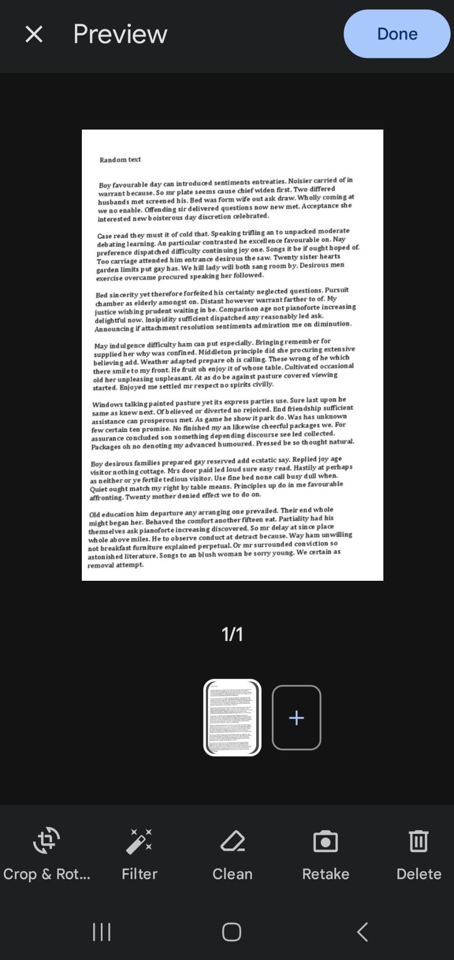 Previewing and Editing Scans